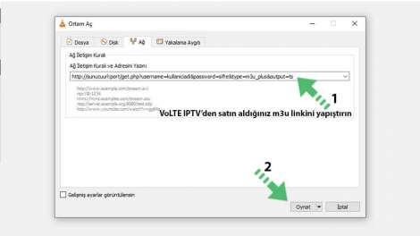 VLC IPTV Kurulumu 3